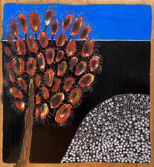 "Red Bottle Brush"