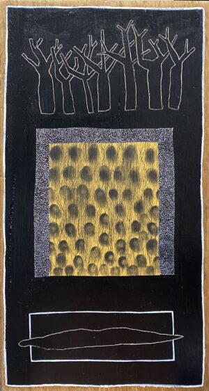 " Motherland with snake and Gum Trees#4"