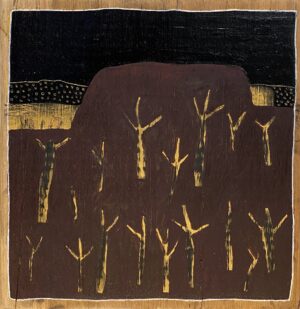 "Blue Gums in the distance"